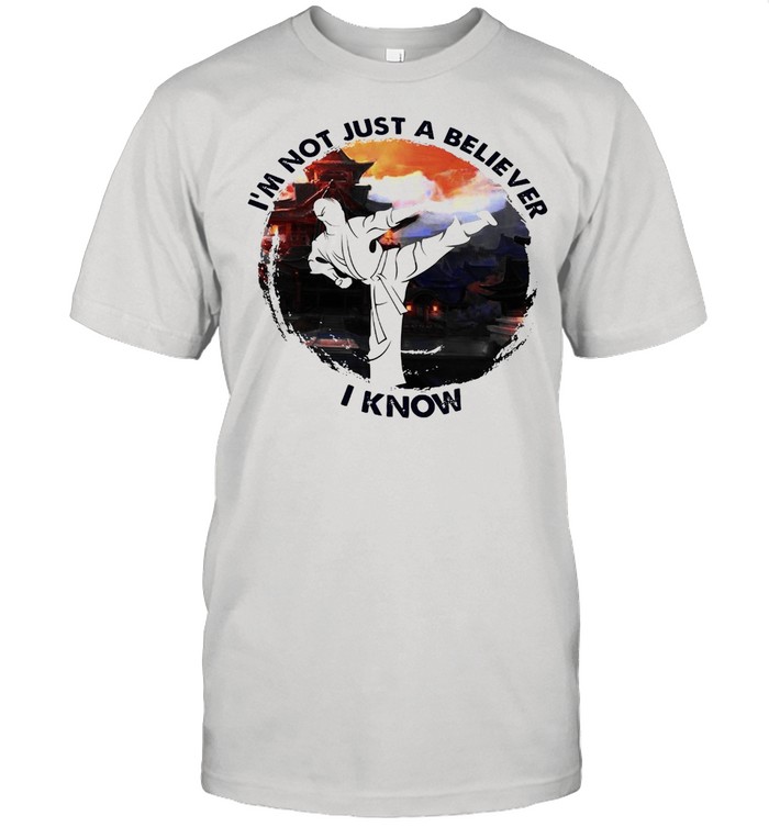 I’m Not Just A Believer I Know Taekwondo T-shirt Classic Men's T-shirt