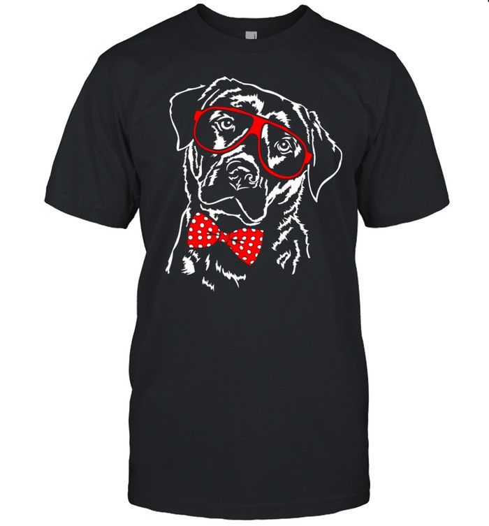 Lustiger Labrador Retriever Brille Labbi Hund Hunde Langarmshirt shirt Classic Men's T-shirt
