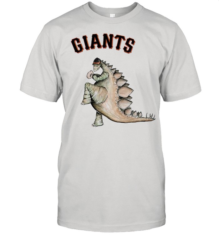 San Francisco Giants Godzilla throw a baseball shirt