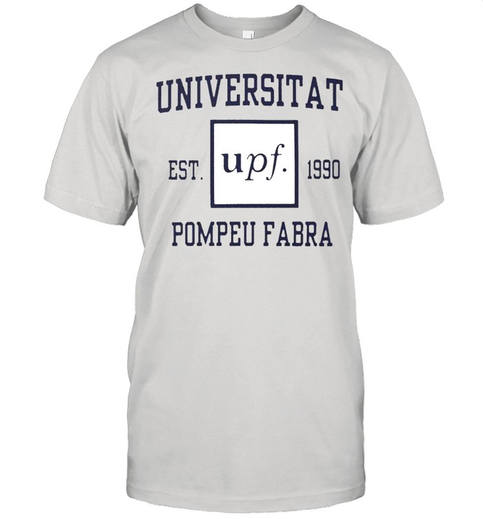 Universitat Pompeu Fabra est 1990 shirt