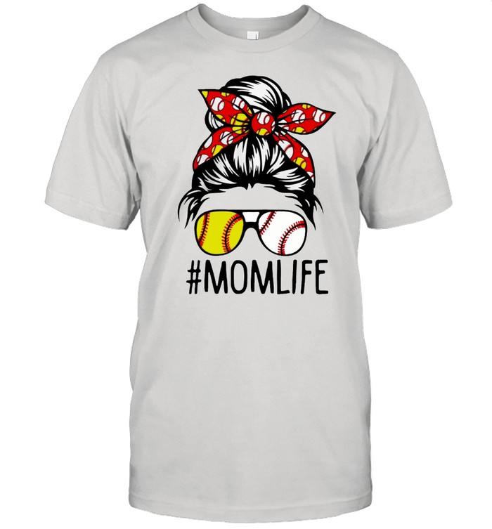 Mom Life Softball Girl Shirt