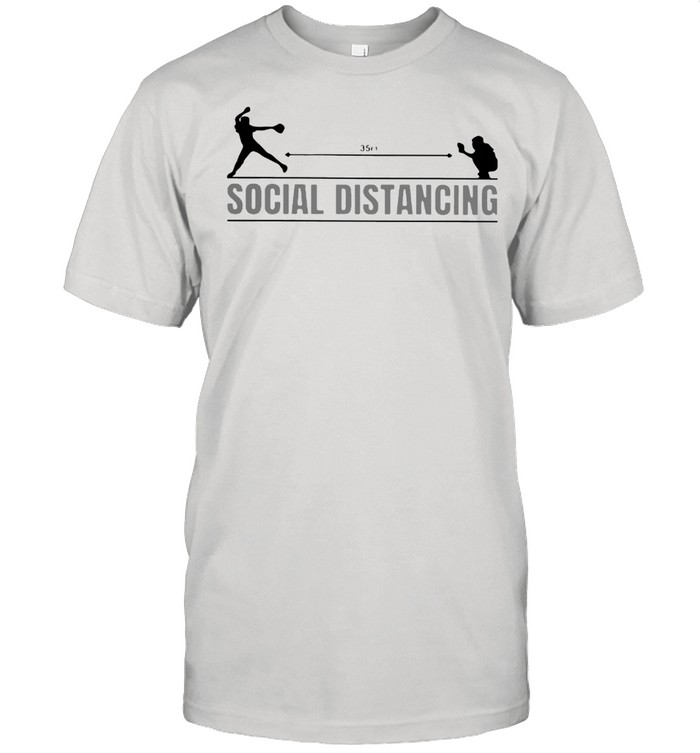 Social Distancing Softball  Classic Men's T-shirt