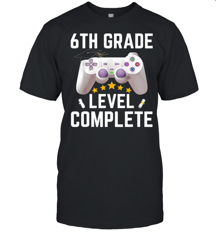 6 Th Grade Level Complete Gamer Class Of 2021  Classic Men's T-shirt