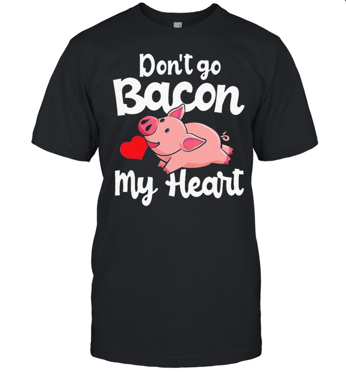 My heart pig dont go bacon shirt Classic Men's T-shirt