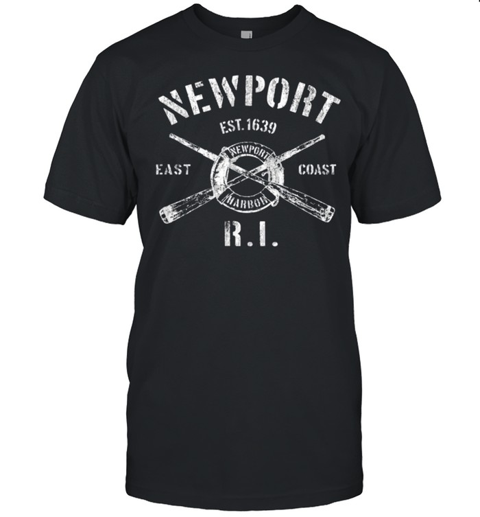 Newport Rhode Island RI Vintage Nautical Boating shirt