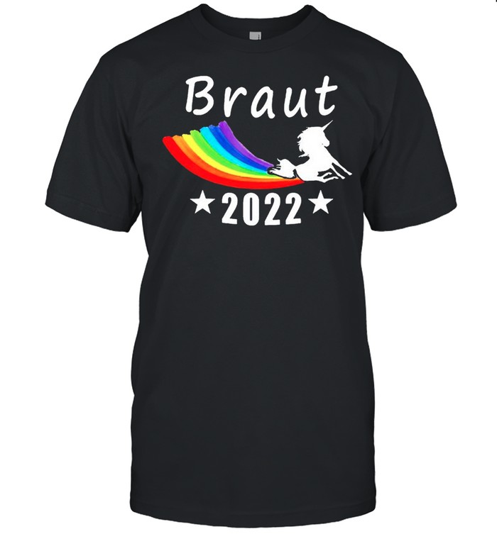 Unicorn LGBT Braut 2022 shirt