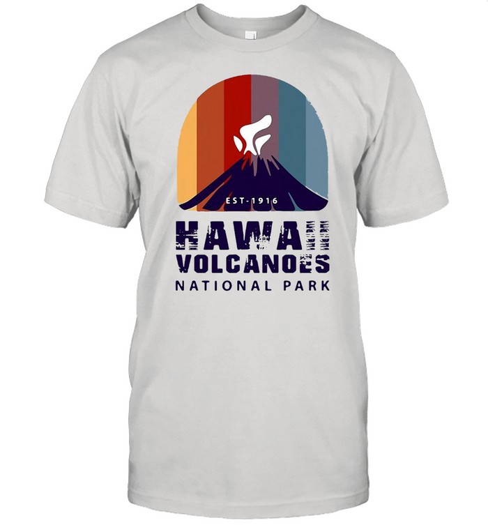 Hawaii Volcanoes National Park Vintage Retro T-shirt