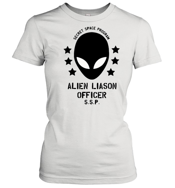 Secret Space Program Alien Head Liaison Officer SSP T-shirt Classic Women's T-shirt
