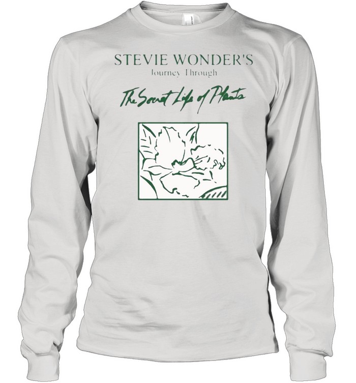 Stevie wonder’s journey through the south life of plants shirt Long Sleeved T-shirt