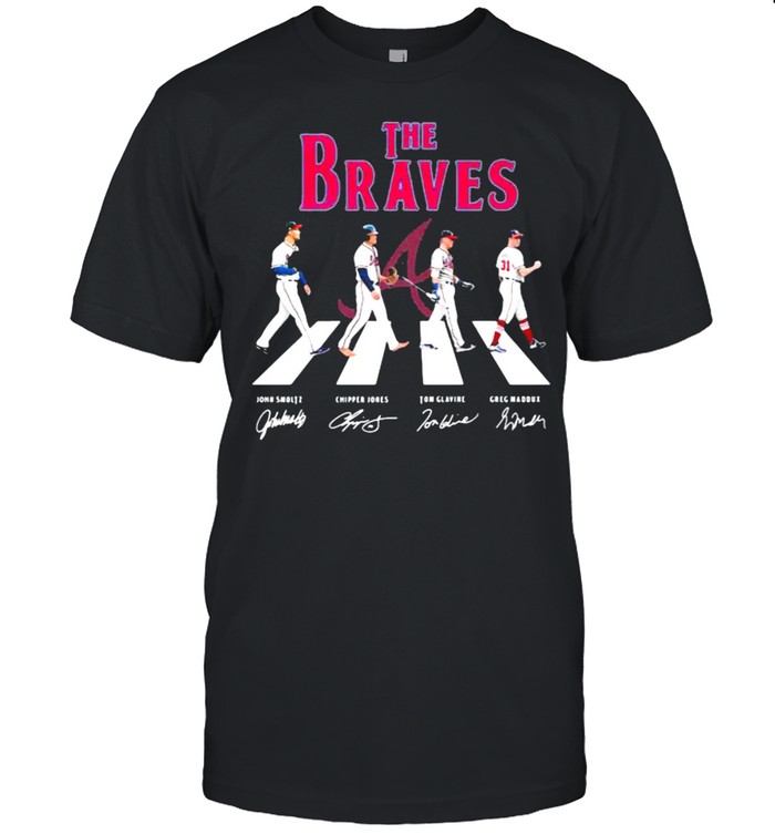 The braves abbey road signature shirt Classic Men's T-shirt
