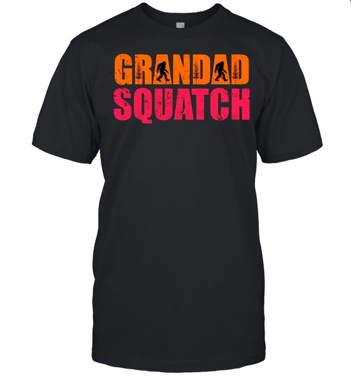 Bigfoot First Grandad Squatch shirt Classic Men's T-shirt
