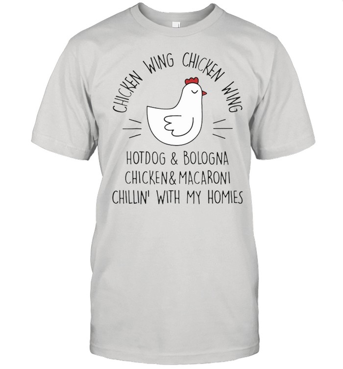 Viral chicken wing chicken wing hot dog and bologna song lyric shirt Classic Men's T-shirt