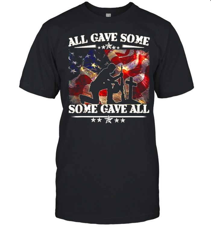 All Gave Some Some Gave All Veteran Memorial’s Day American Flag T- Classic Men's T-shirt