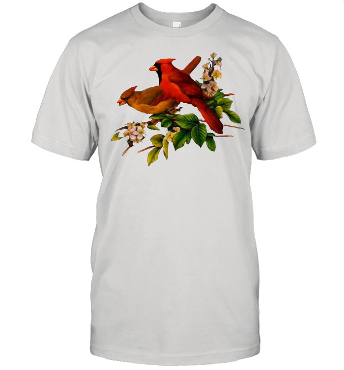 Cardinal Couple Personalized Name Here T-shirt