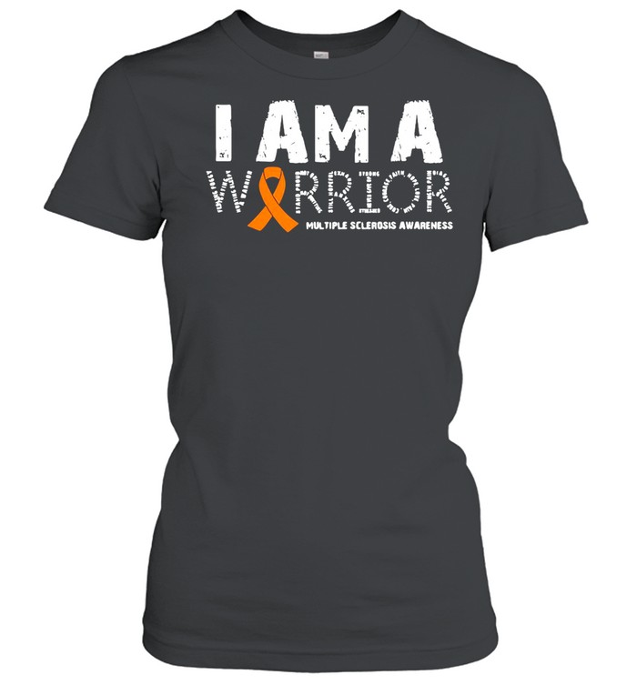 I Am A Warrior Multiple Sclerosis Awareness Family T-shirt Classic Women's T-shirt
