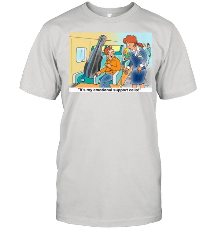 It’s My Emotional Support Cello  Classic Men's T-shirt