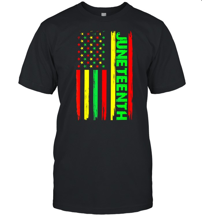 Juneteenth in a Flag for black history day shirt