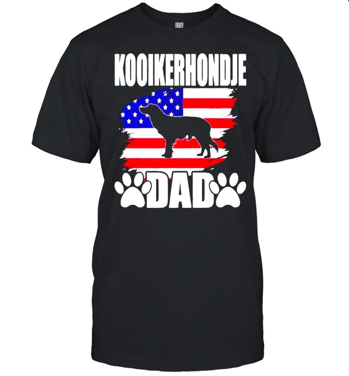 Kooikerhondje dad happy 4th of july shirt Classic Men's T-shirt