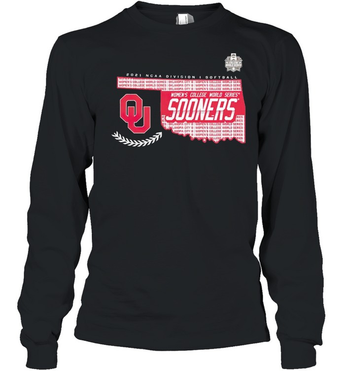 Oklahoma Sooners 2021 NCAA Softball Women’s College World Series shirt Long Sleeved T-shirt