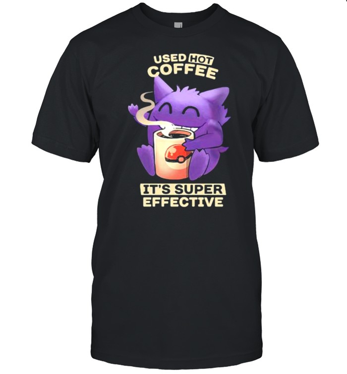 Used hot coffee it’s super effective Pokemon shirt Classic Men's T-shirt