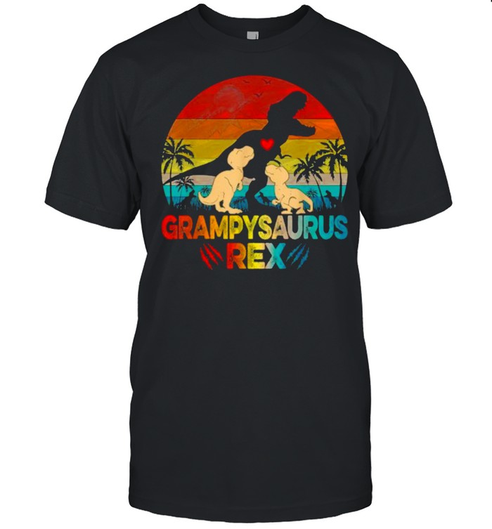 Grampysaurus Rex Vintage Sunset T- Classic Men's T-shirt