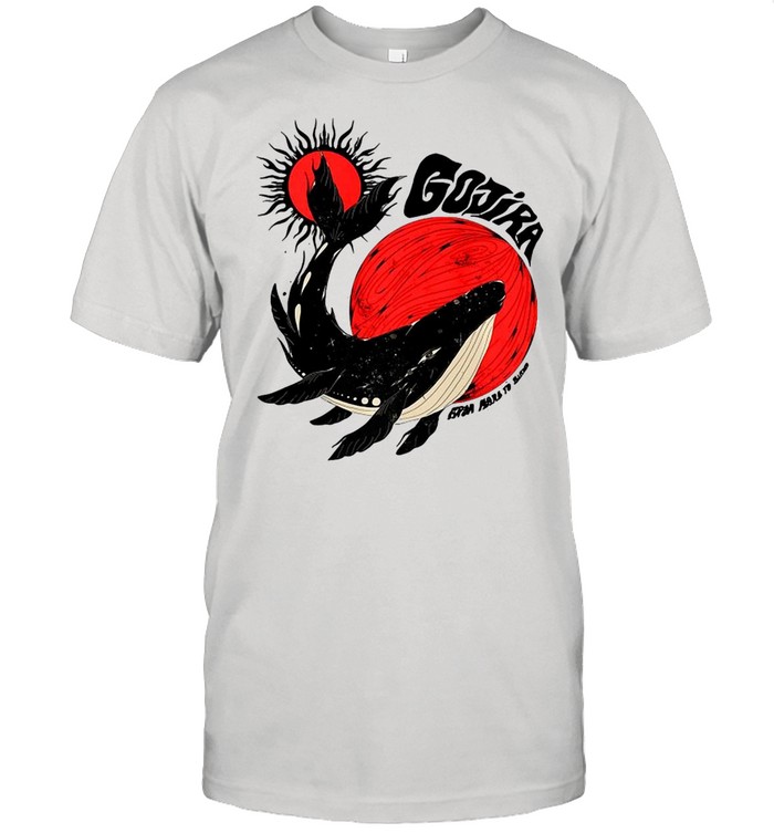 Gojira Whale Sun Moon T-shirt