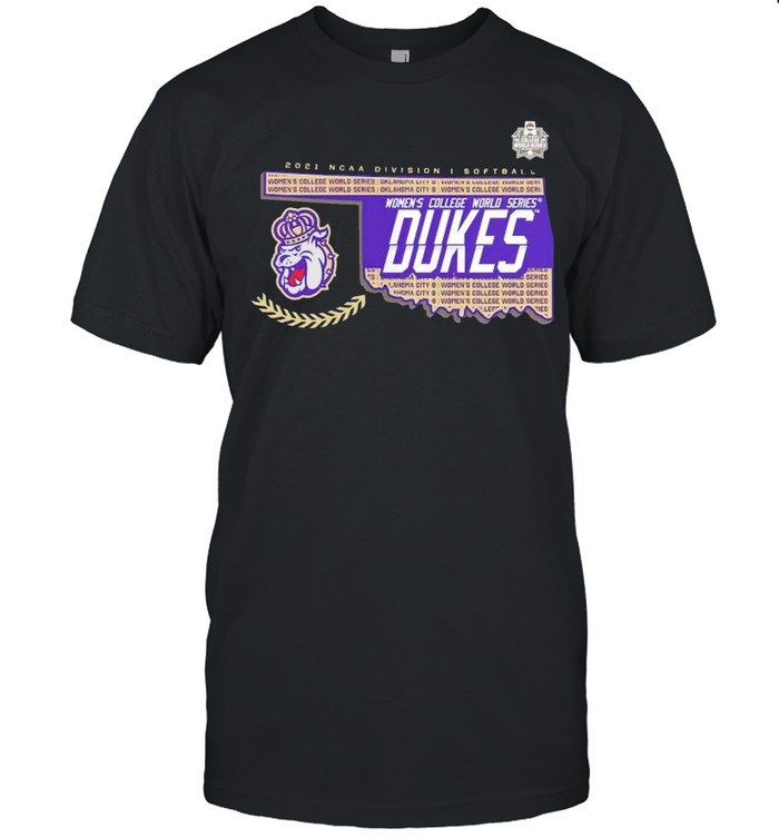 James Madison Dukes 2021 NCAA Softball Womens College World Series shirt Classic Men's T-shirt