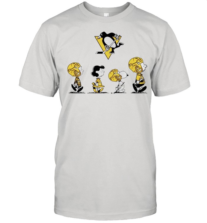 Pittsburgh Penguins Peanuts characters players shirt Classic Men's T-shirt