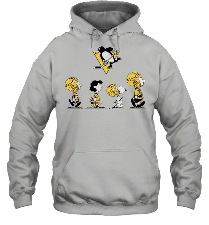 Pittsburgh Penguins Peanuts characters players shirt Unisex Hoodie