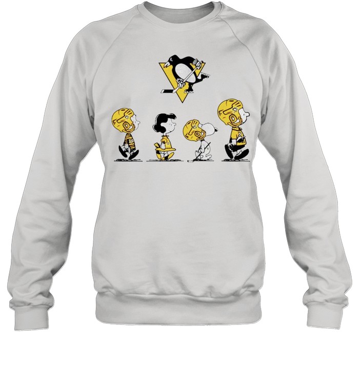 Pittsburgh Penguins Peanuts characters players shirt Unisex Sweatshirt