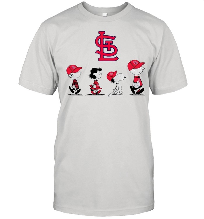 St. Louis Cardinals Peanuts characters players shirt Classic Men's T-shirt