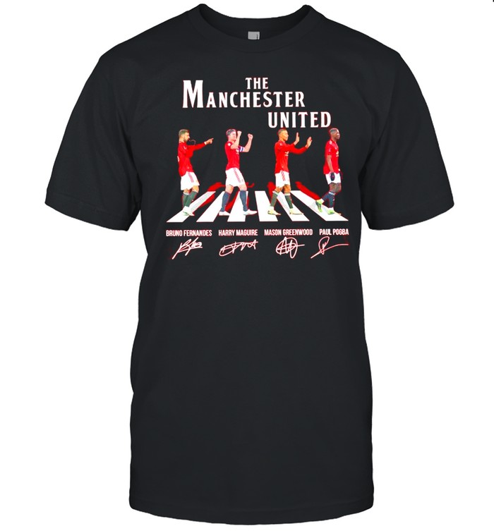THe Manchester United Abbey Road signatures shirt Classic Men's T-shirt