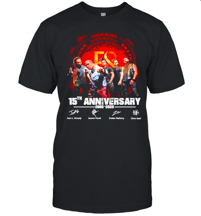 Five Finger Death Punch F8 15th Anniversary 2005 2020 signature shirt
