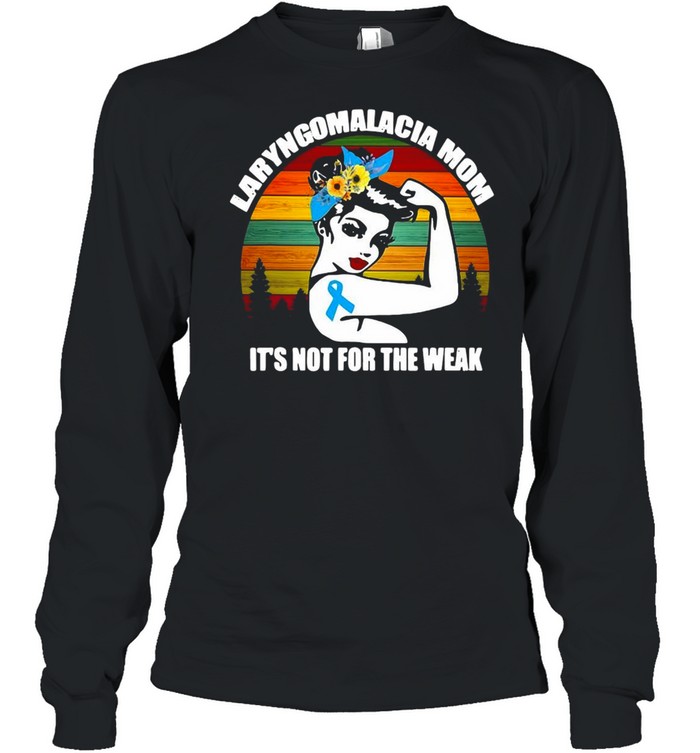 Gifts Laryngomalacia Warrior Mom Awareness T-shirt Long Sleeved T-shirt