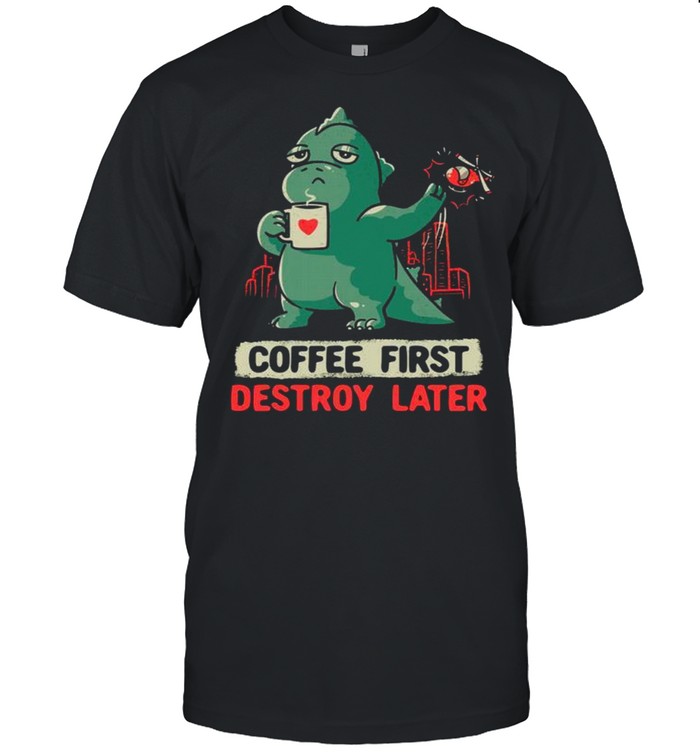 Coffee fist destroy later shirt Classic Men's T-shirt