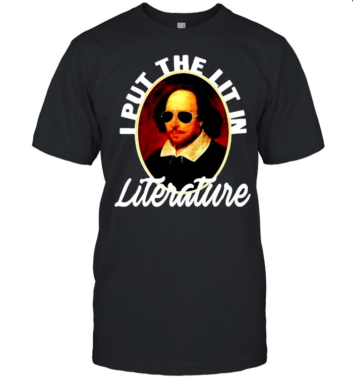 I put the lit in literature shirt Classic Men's T-shirt
