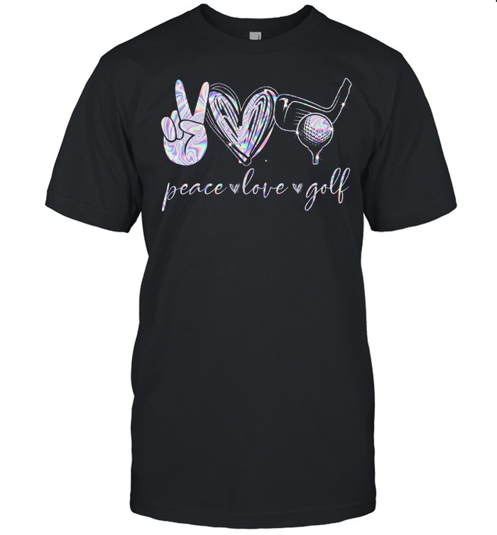 Peace love Golf shirt Classic Men's T-shirt