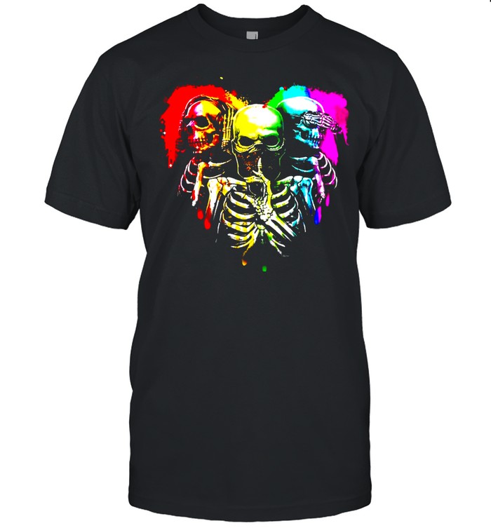 RB Skull Heart LGBT shirt Classic Men's T-shirt