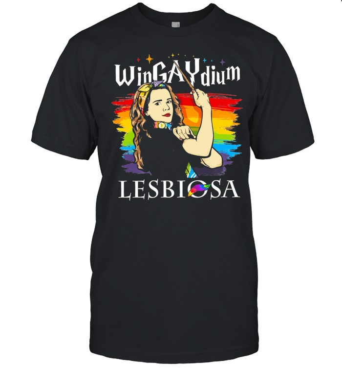 Strong Woman Wingaydium Lessbiosa LGBT shirt Classic Men's T-shirt