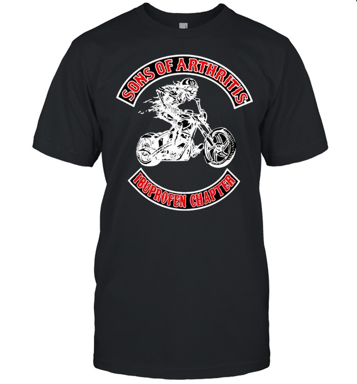 Biker sons of arthritis ibuprofen chapter shirt Classic Men's T-shirt
