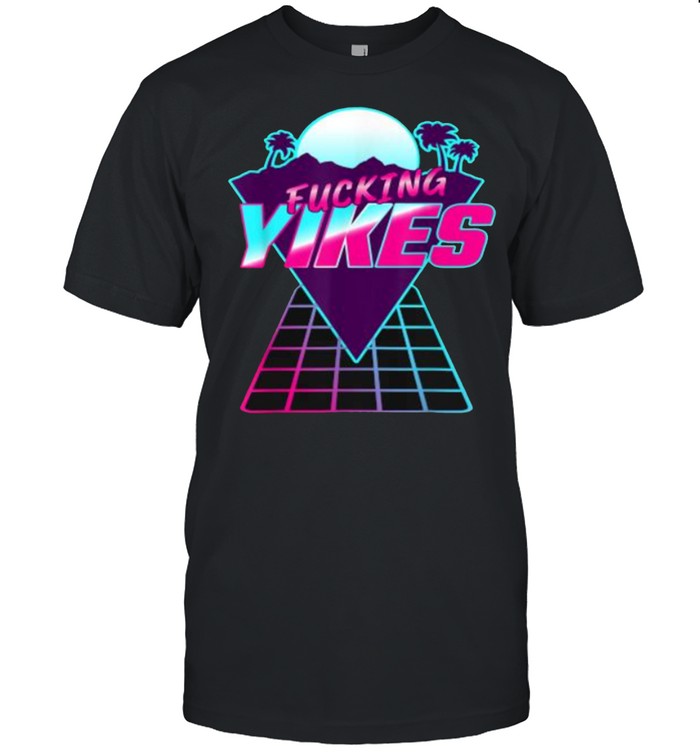 Fucking Yikes Inspired Vaporwave T- Classic Men's T-shirt
