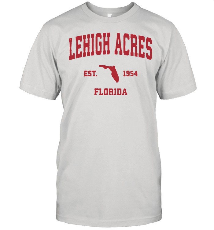 Lehigh Acres Florida 1954 FL Vintage Sports shirt Classic Men's T-shirt