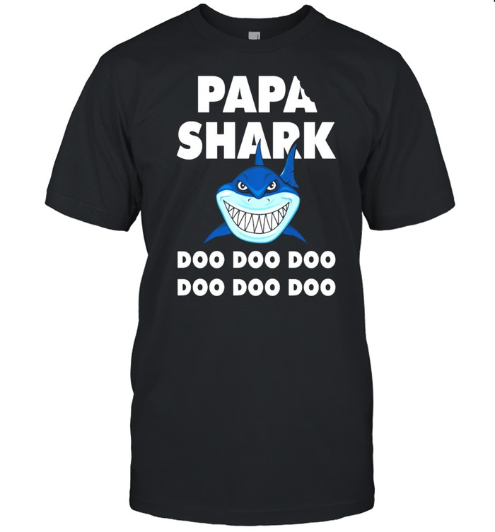 Papa Shark Doo Doo Doo Doo Doo Doo shirt Classic Men's T-shirt
