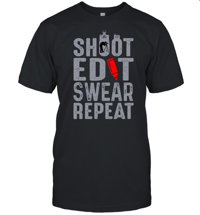 Shoot Edit Swear Repeat shirt Classic Men's T-shirt