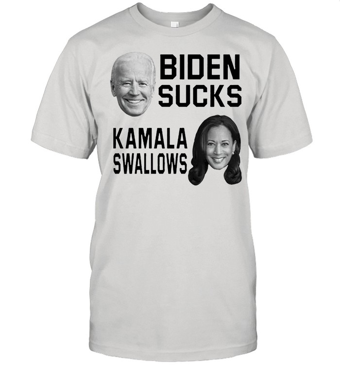 Biden sucks Kamala swallows shirt