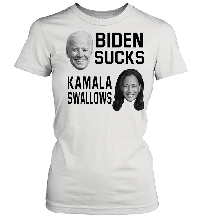 Biden sucks Kamala swallows shirt Classic Women's T-shirt