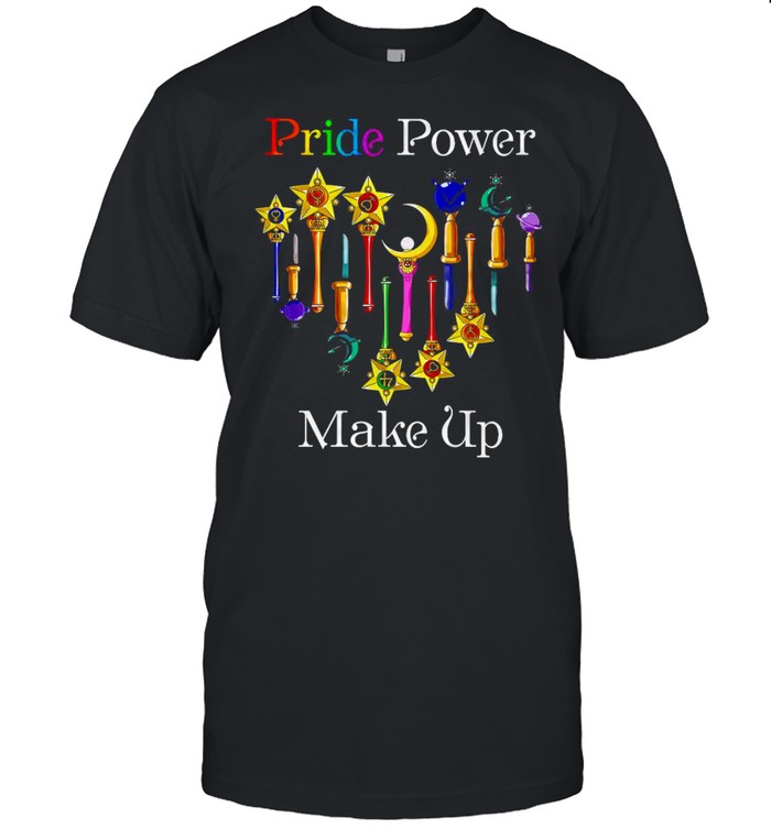 LGBT Pride Power Make Up T-shirt Classic Men's T-shirt