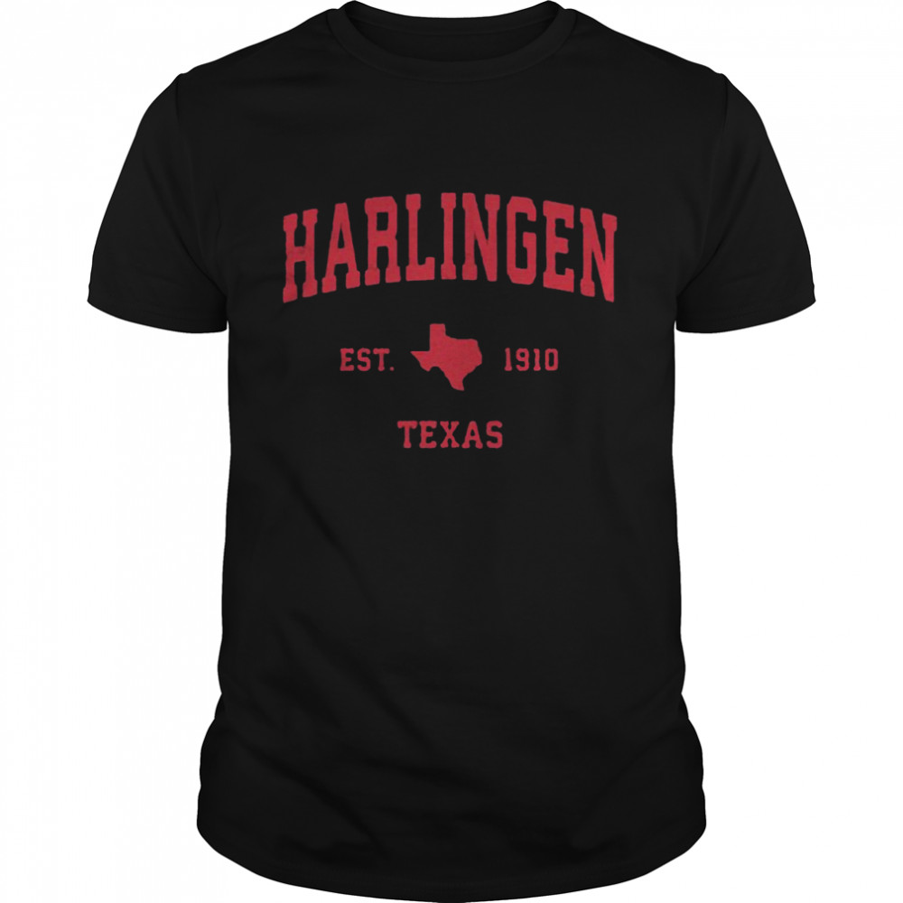 Harlingen Texas TX Est 1910 Vintage Sports T- Classic Men's T-shirt