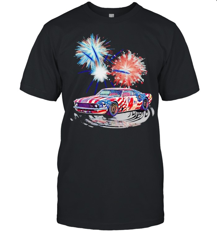 Muscle car happy 4th of july shirt
