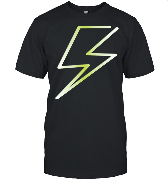 Lightning Bolt Print Hero Design shirt Classic Men's T-shirt